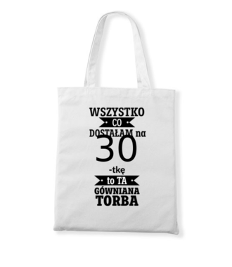 Gówniana torba na prezent - Torba z nadrukiem - Urodziny - Gadżety