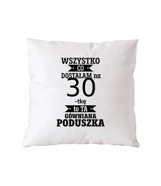 Poduszka prawde ci powie poduszka z nadrukiem urodziny gadzety jipi pl 1835 164