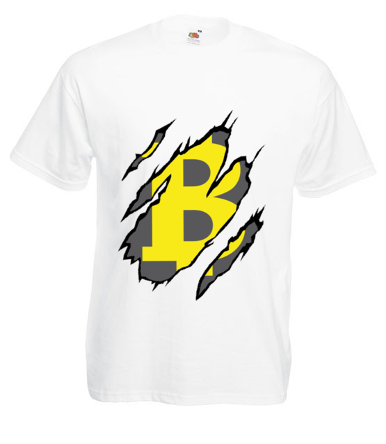 Bitcoin pazurami wyszarpany koszulka z nadrukiem kryptowaluty bitcoin mezczyzna jipi pl 1837 2