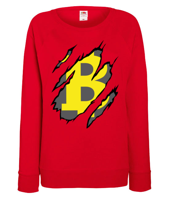 Bitcoin pazurami wyszarpany bluza z nadrukiem kryptowaluty bitcoin kobieta jipi pl 1837 116