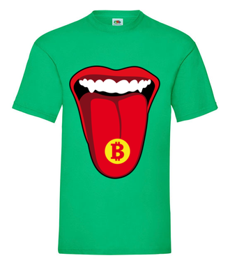 Krypto na rockowo - Koszulka z nadrukiem - Bitcoin - Kryptowaluty - Męska