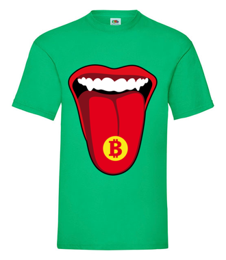 Krypto na rockowo - Koszulka z nadrukiem - Kryptowaluty - bitcoin - Męska