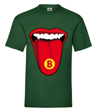 Krypto na rockowo - Koszulka z nadrukiem - Kryptowaluty - bitcoin - Męska