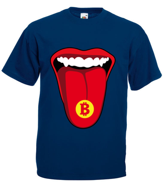 Krypto na rockowo - Koszulka z nadrukiem - Kryptowaluty - bitcoin - Męska