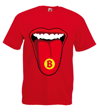 Krypto na rockowo - Koszulka z nadrukiem - Kryptowaluty - bitcoin - Męska