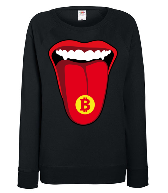 Krypto na rockowo bluza z nadrukiem kryptowaluty bitcoin kobieta jipi pl 1839 115