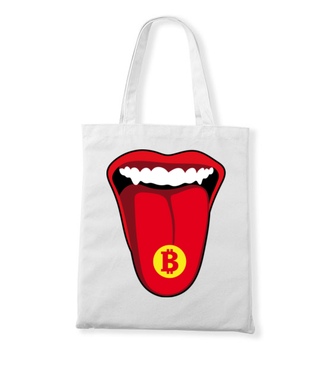 Krypto na rockowo - Torba z nadrukiem - Kryptowaluty - bitcoin - Gadżety