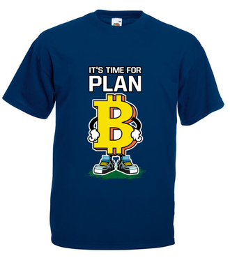 Ciekawa alternatywa finansowa - Koszulka z nadrukiem - Bitcoin - Kryptowaluty - Męska