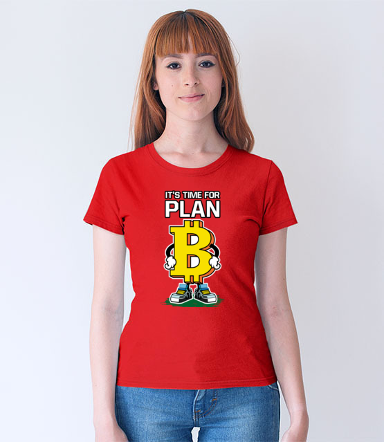 Ciekawa alternatywa finansowa koszulka z nadrukiem bitcoin kryptowaluty kobieta jipi pl 1841 66