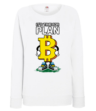 Ciekawa alternatywa finansowa - Bluza z nadrukiem - Bitcoin - Kryptowaluty - Damska