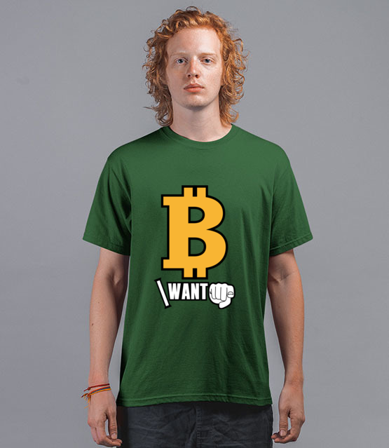 Kazdy chce byc bogaty koszulka z nadrukiem bitcoin kryptowaluty mezczyzna jipi pl 1845 195