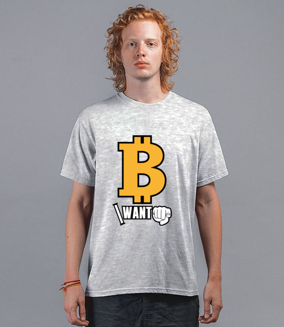 Kazdy chce byc bogaty koszulka z nadrukiem bitcoin kryptowaluty mezczyzna jipi pl 1845 45