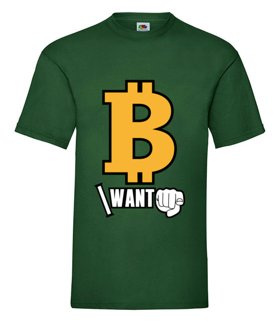 Kazdy chce byc bogaty koszulka z nadrukiem kryptowaluty bitcoin mezczyzna jipi pl 1845 188