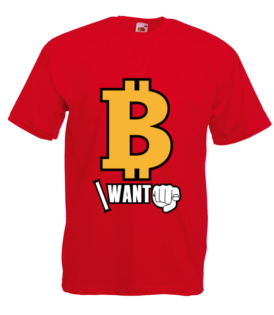 Kazdy chce byc bogaty koszulka z nadrukiem kryptowaluty bitcoin mezczyzna jipi pl 1845 4