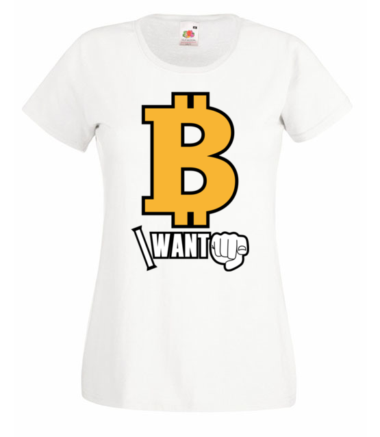 Kazdy chce byc bogaty koszulka z nadrukiem kryptowaluty bitcoin kobieta jipi pl 1845 58