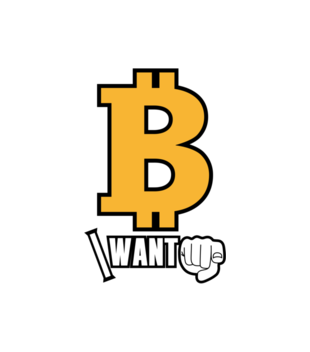 Każdy chce być bogaty - Bluza z nadrukiem - Bitcoin - Kryptowaluty - Męska z kapturem