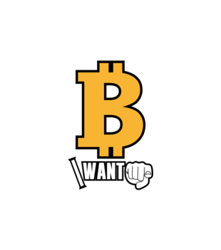 Każdy chce być bogaty - Bluza z nadrukiem - Bitcoin - Kryptowaluty - Męska z kapturem