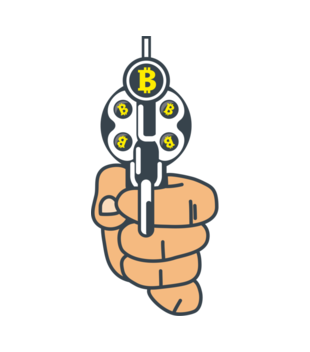 Walutowa ruletka kontrolowana - Bluza z nadrukiem - Bitcoin - Kryptowaluty - Damska z kapturem