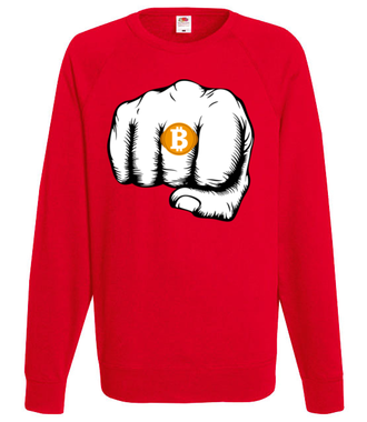 Wystawna biżuteria? - Bluza z nadrukiem - Kryptowaluty - bitcoin - Męska