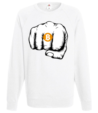 Wystawna biżuteria? - Bluza z nadrukiem - Kryptowaluty - bitcoin - Męska