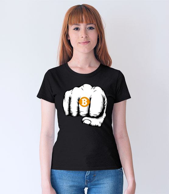 Wystawna bizuteria koszulka z nadrukiem bitcoin kryptowaluty kobieta jipi pl 1849 64
