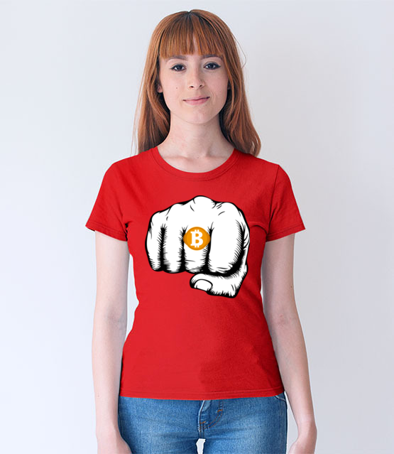 Wystawna bizuteria koszulka z nadrukiem bitcoin kryptowaluty kobieta jipi pl 1849 66