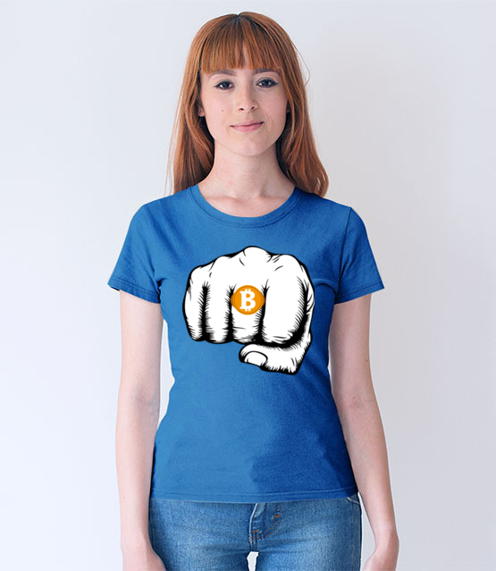 Wystawna bizuteria koszulka z nadrukiem bitcoin kryptowaluty kobieta jipi pl 1849 67