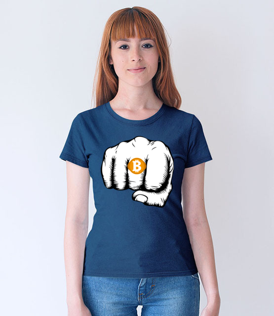 Wystawna bizuteria koszulka z nadrukiem bitcoin kryptowaluty kobieta jipi pl 1849 68