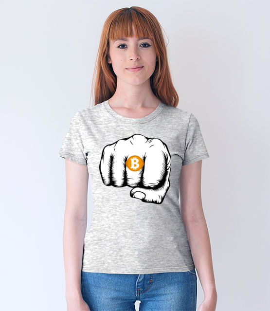 Wystawna bizuteria koszulka z nadrukiem bitcoin kryptowaluty kobieta jipi pl 1849 69