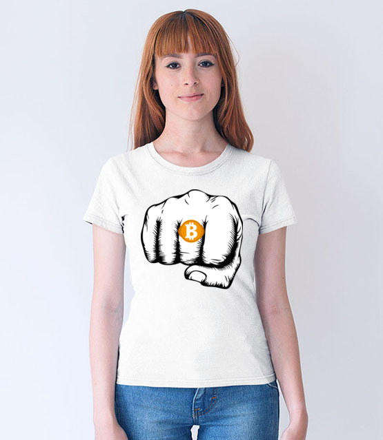 Wystawna bizuteria koszulka z nadrukiem bitcoin kryptowaluty kobieta jipi pl 1850 65