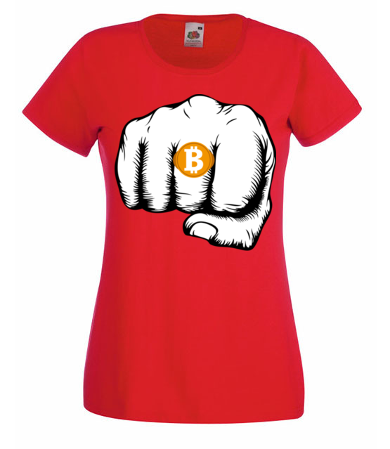 Wystawna bizuteria koszulka z nadrukiem kryptowaluty bitcoin kobieta jipi pl 1849 60