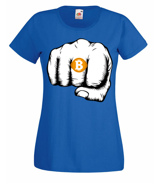Wystawna bizuteria koszulka z nadrukiem kryptowaluty bitcoin kobieta jipi pl 1849 61
