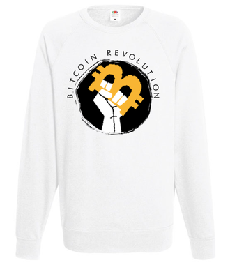 Grafika dla postępowych - Bluza z nadrukiem - Bitcoin - Kryptowaluty - Męska
