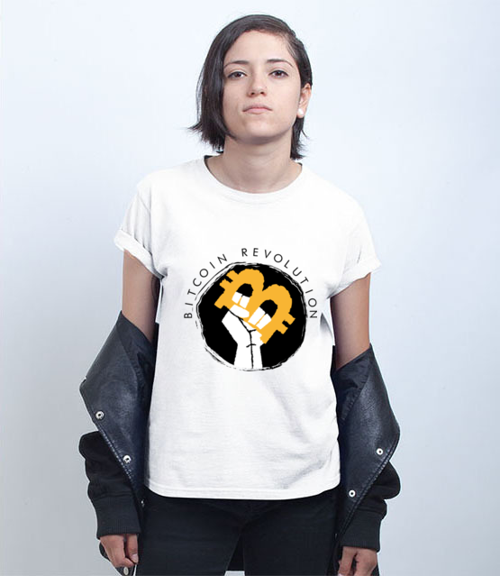 Grafika dla postepowych koszulka z nadrukiem bitcoin kryptowaluty kobieta jipi pl 1851 71