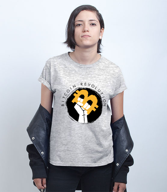 Grafika dla postepowych koszulka z nadrukiem bitcoin kryptowaluty kobieta jipi pl 1851 75