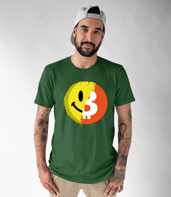 Pozytywny przekaz bitcoina koszulka z nadrukiem bitcoin kryptowaluty mezczyzna jipi pl 1853 191