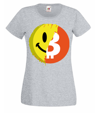 Pozytywny przekaz bitcoina - Koszulka z nadrukiem - Bitcoin - Kryptowaluty - Damska