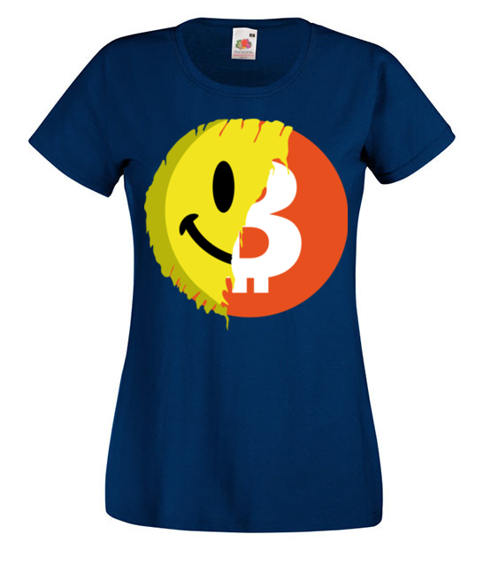 Pozytywny przekaz bitcoina koszulka z nadrukiem kryptowaluty bitcoin kobieta jipi pl 1853 62