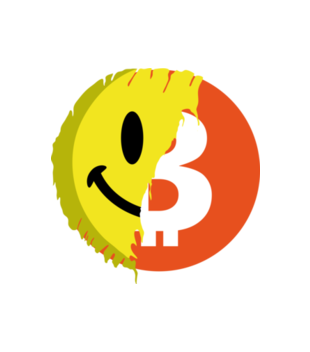 Pozytywny przekaz bitcoina - Bluza z nadrukiem - Bitcoin - Kryptowaluty - Męska z kapturem