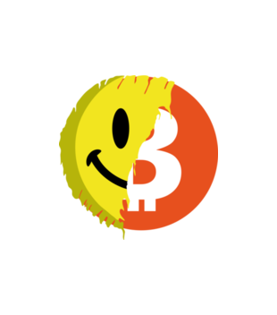 Pozytywny przekaz bitcoina - Bluza z nadrukiem - Bitcoin - Kryptowaluty - Damska z kapturem