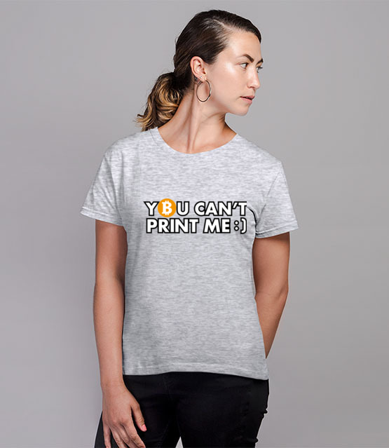 Nieuchwytne i niematerialne koszulka z nadrukiem bitcoin kryptowaluty kobieta jipi pl 1854 81