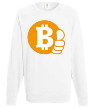 Z bitcoinem będzie ok - Bluza z nadrukiem - Kryptowaluty - bitcoin - Męska