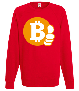 Z bitcoinem będzie ok - Bluza z nadrukiem - Kryptowaluty - bitcoin - Męska