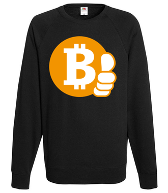 Z bitcoinem będzie ok - Bluza z nadrukiem - Kryptowaluty - bitcoin - Męska