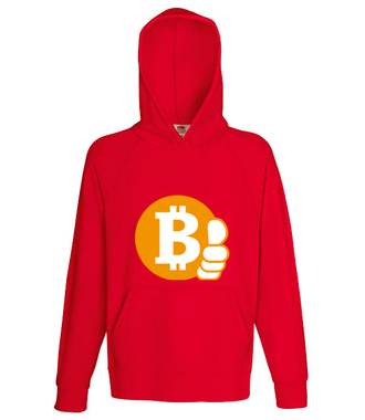 Z bitcoinem będzie ok - Bluza z nadrukiem - Bitcoin - Kryptowaluty - Męska z kapturem