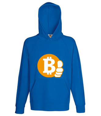 Z bitcoinem będzie ok - Bluza z nadrukiem - Bitcoin - Kryptowaluty - Męska z kapturem