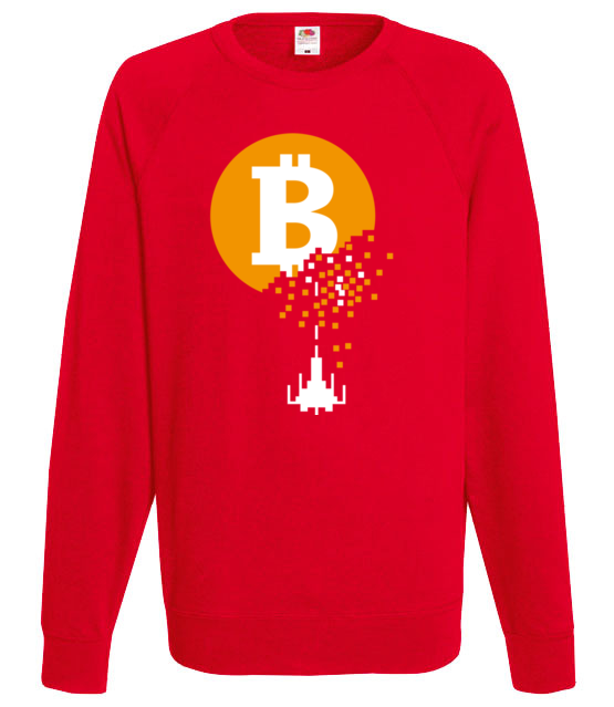 Bitcoin trafiony i zatopiony bluza z nadrukiem kryptowaluty bitcoin mezczyzna jipi pl 1858 108