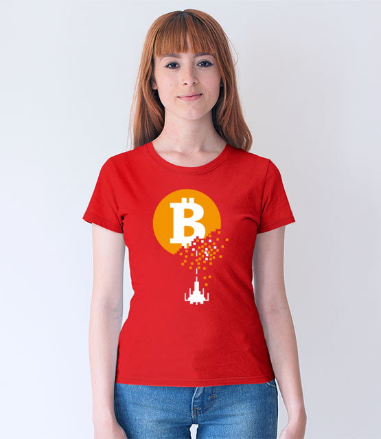 Bitcoin trafiony i zatopiony koszulka z nadrukiem bitcoin kryptowaluty kobieta jipi pl 1858 66