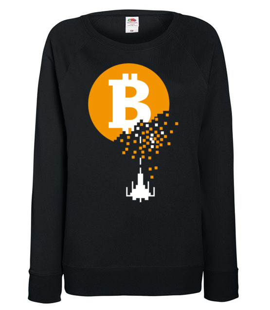 Bitcoin trafiony i zatopiony bluza z nadrukiem kryptowaluty bitcoin kobieta jipi pl 1858 115