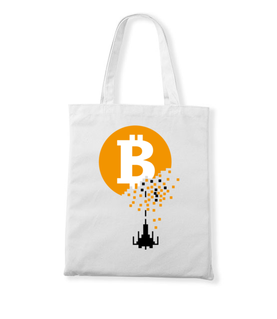 Bitcoin trafiony i zatopiony torba z nadrukiem kryptowaluty bitcoin gadzety jipi pl 1859 161